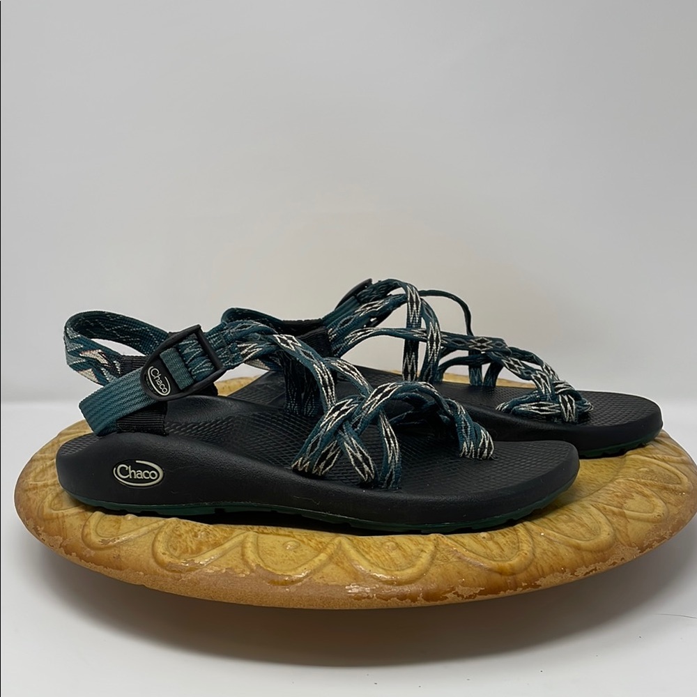 Chaco ZX2 Women's Teal Angular Classic Strappy Sandals Size 9